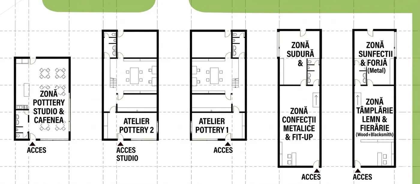 Plan parter — funcțiuni